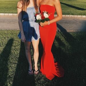 Nookie red long dress